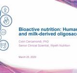 Bioactive nutrition: Human milk and milk-derived oligosaccharides